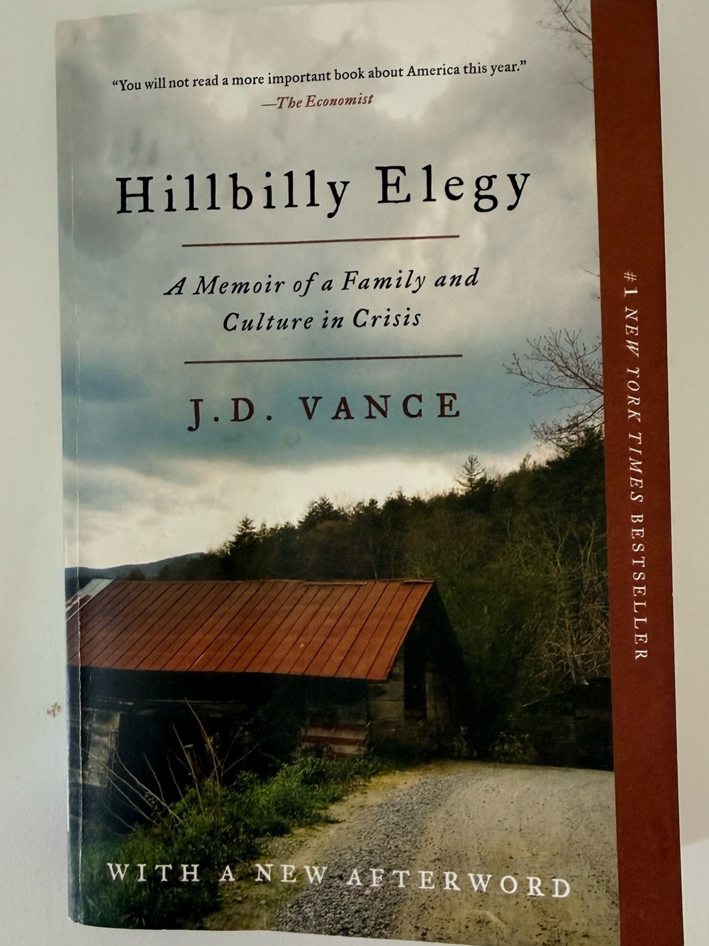 Hillbilly Elegy by J.D. Vance - Paperback